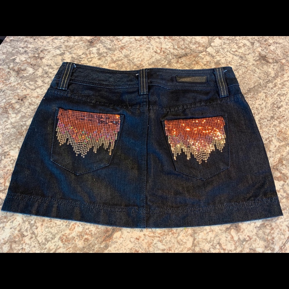 Express denim skirt